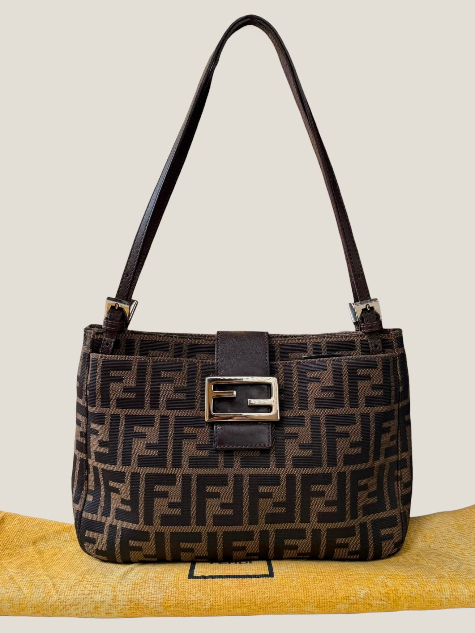 Fendi Baguette Zucca Tote