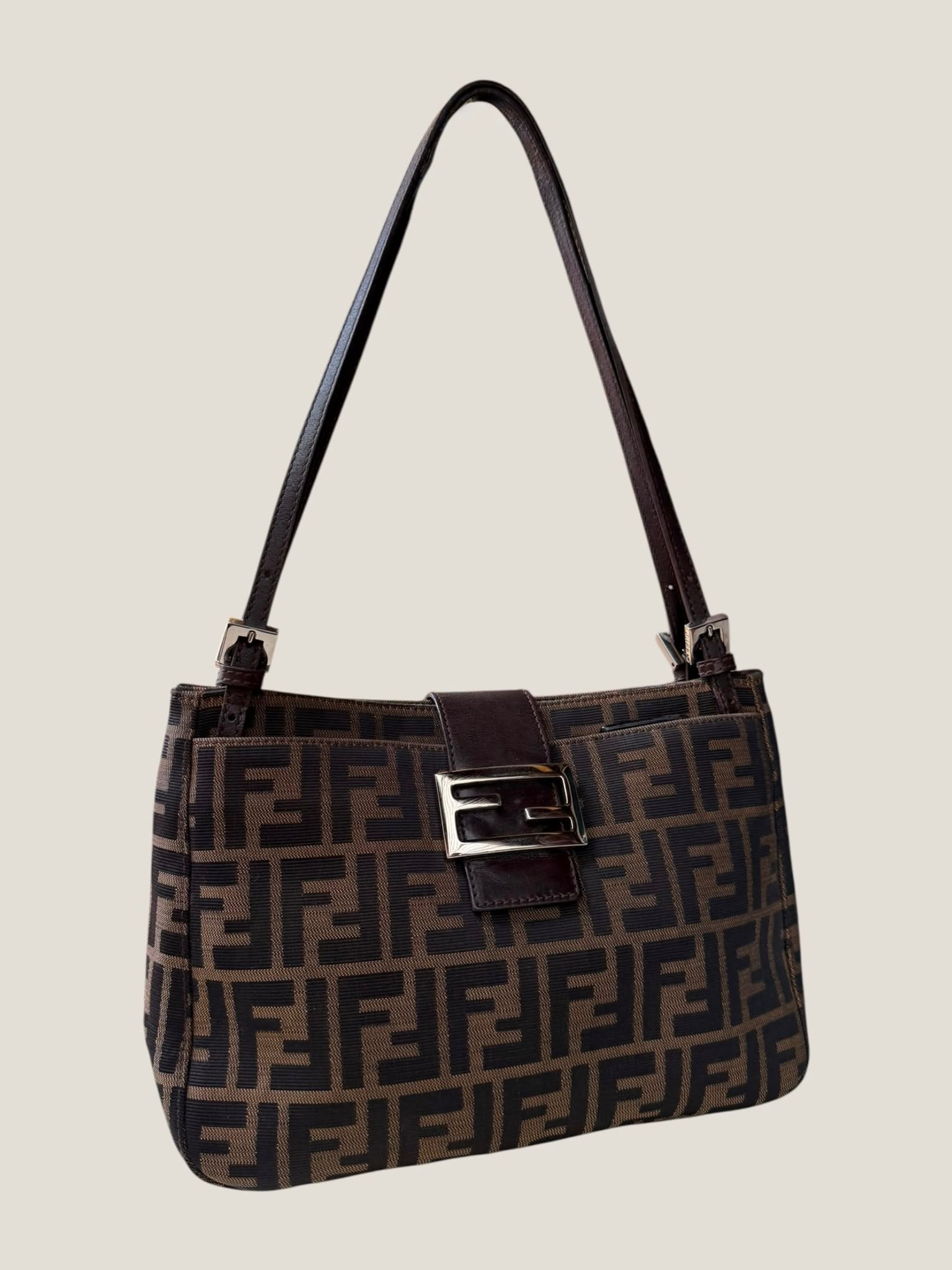 Fendi Baguette Zucca Tote