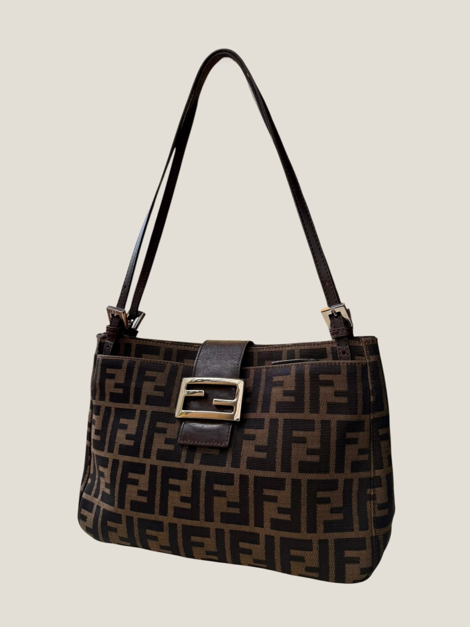Fendi Baguette Zucca Tote