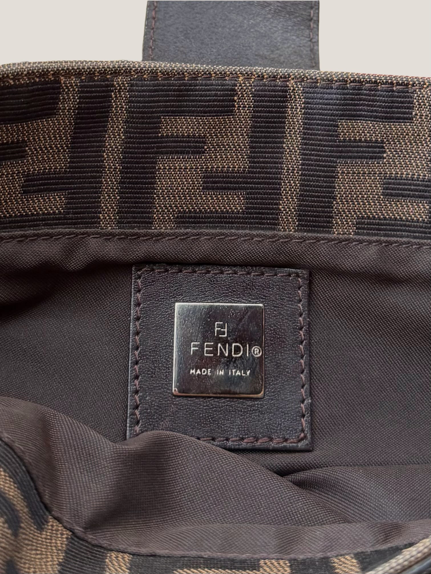 Fendi Baguette Zucca Tote