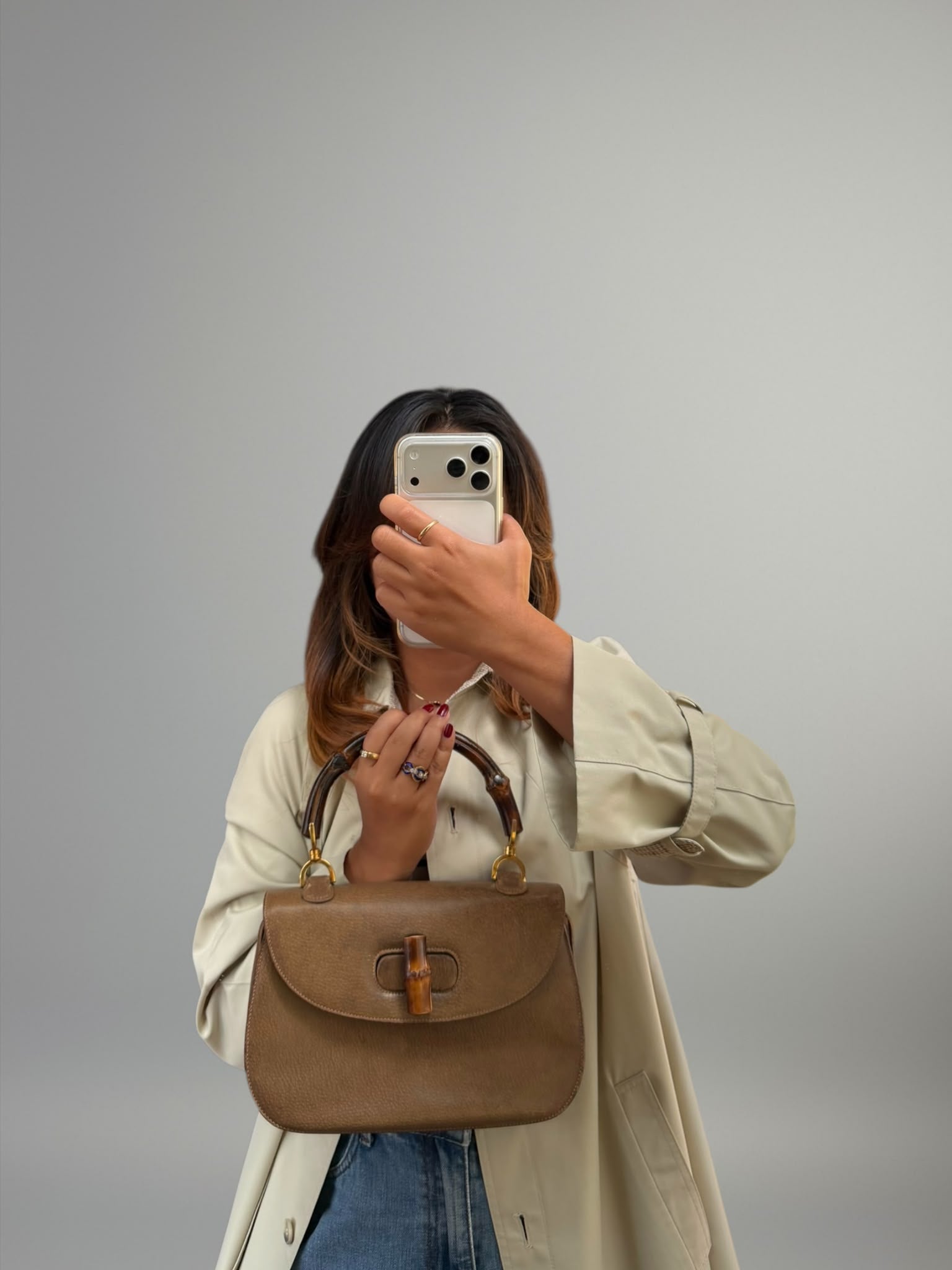 Gucci Vintage Bamboo Top Handle