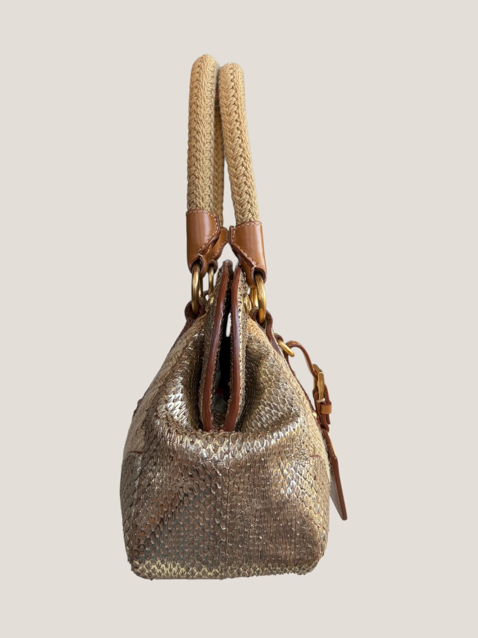 Prada Raffia e Pitone