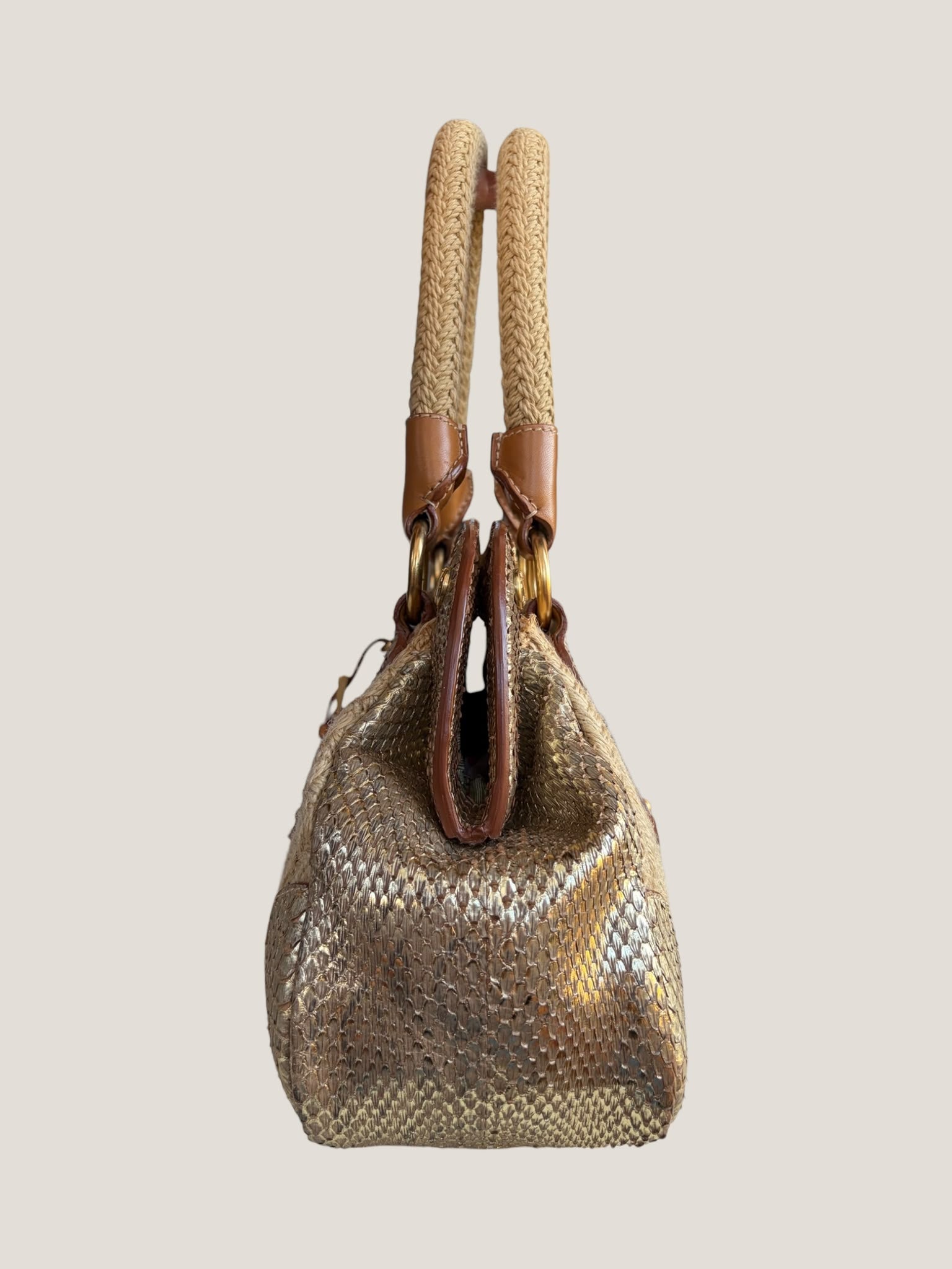 Prada Raffia e Pitone