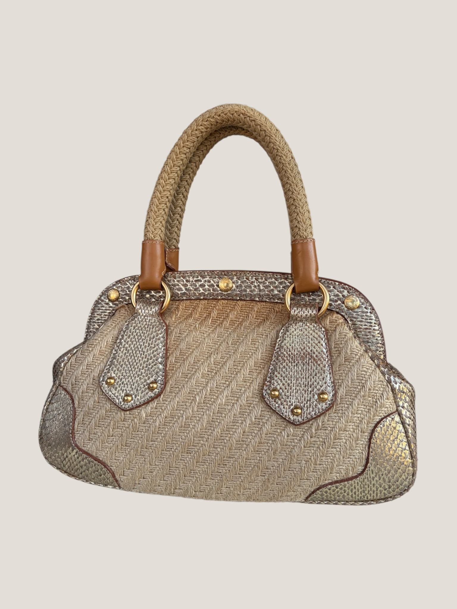 Prada Raffia e Pitone