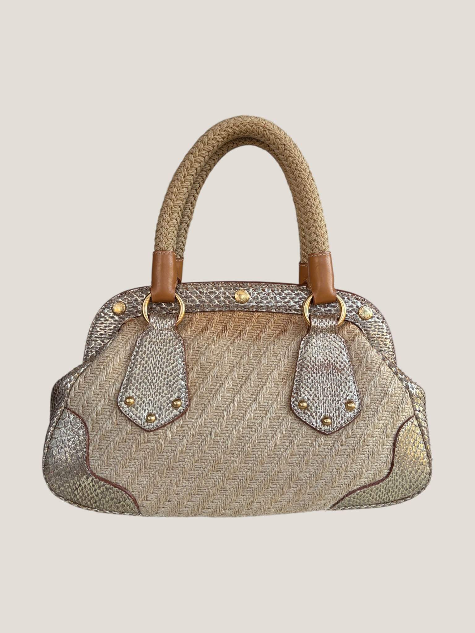 Prada Raffia e Pitone
