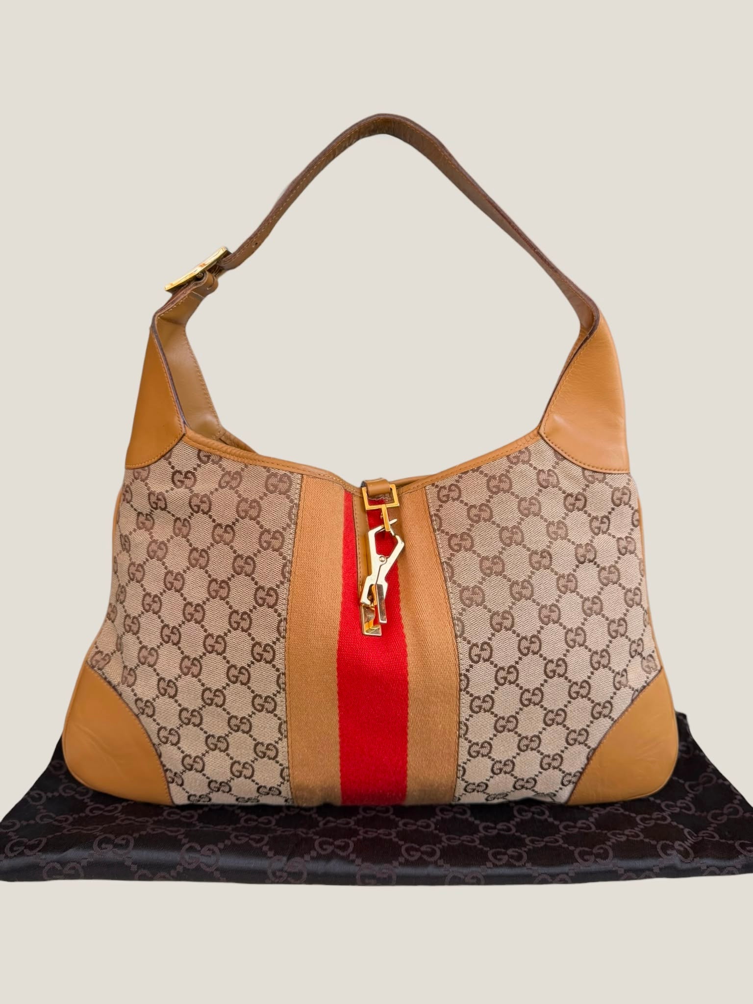 Gucci Jackie Web GG Canvas