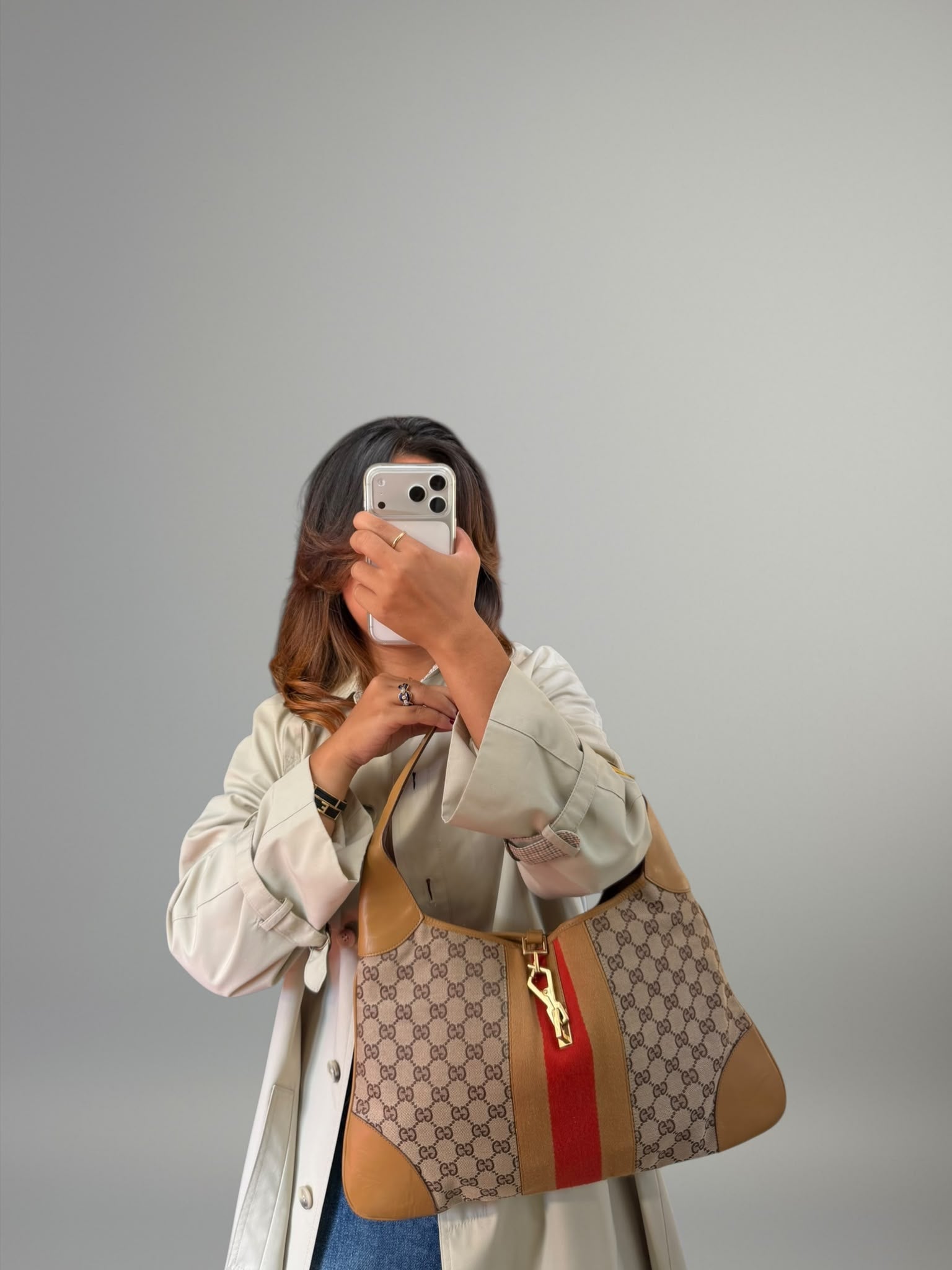 Gucci Jackie Web GG Canvas