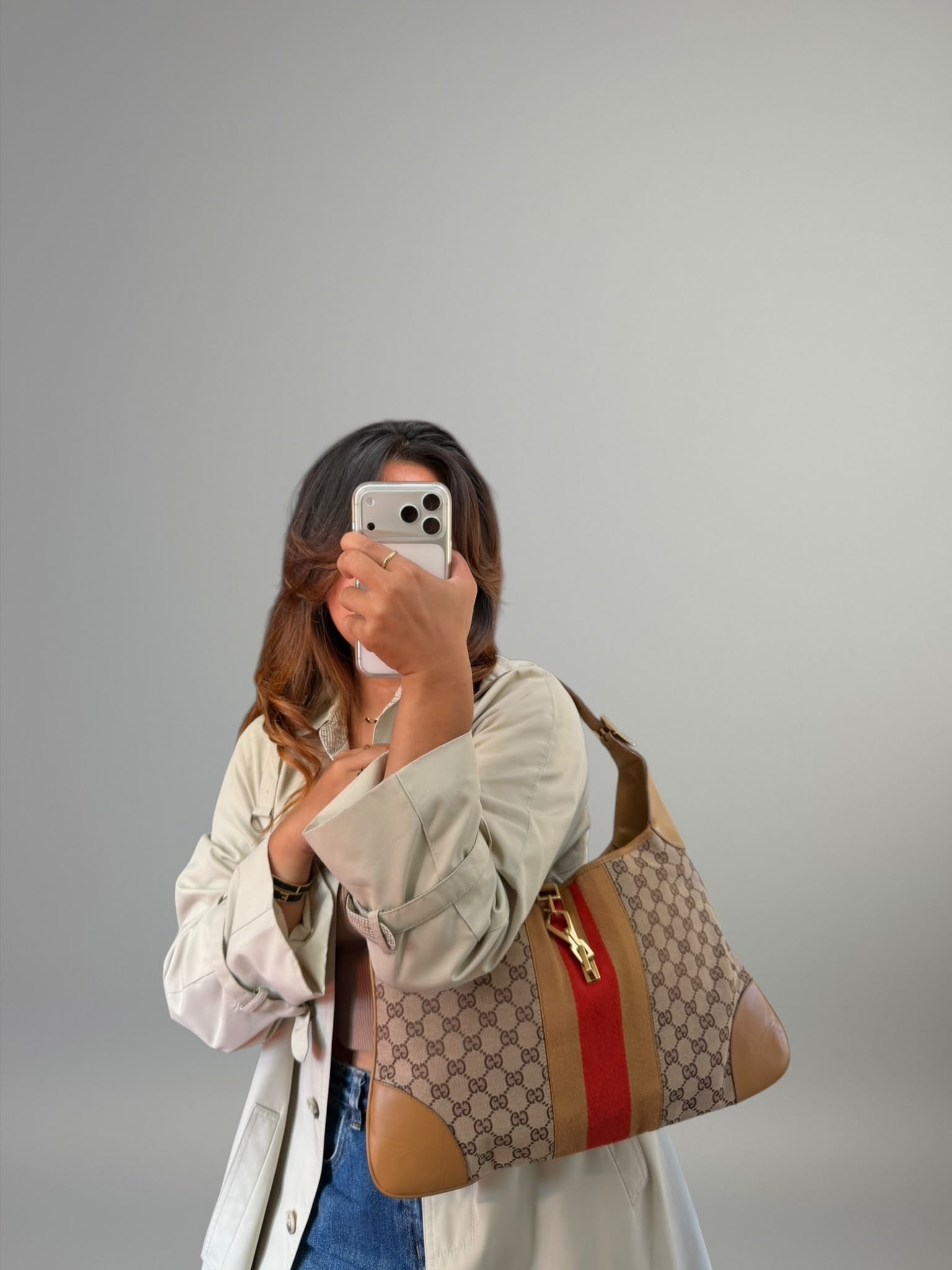 Gucci Jackie Web GG Canvas