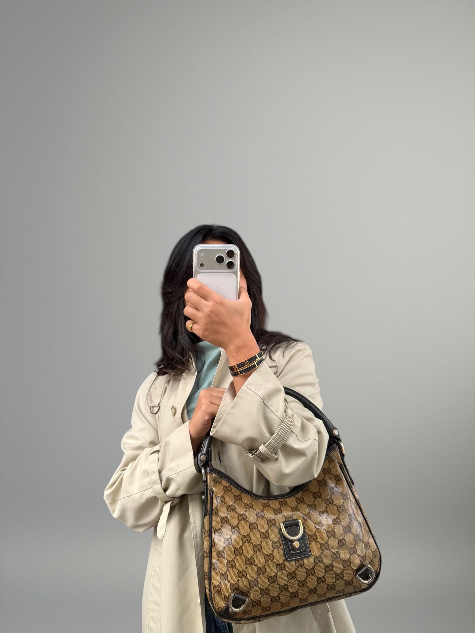 Gucci D-Ring GG Crystal
