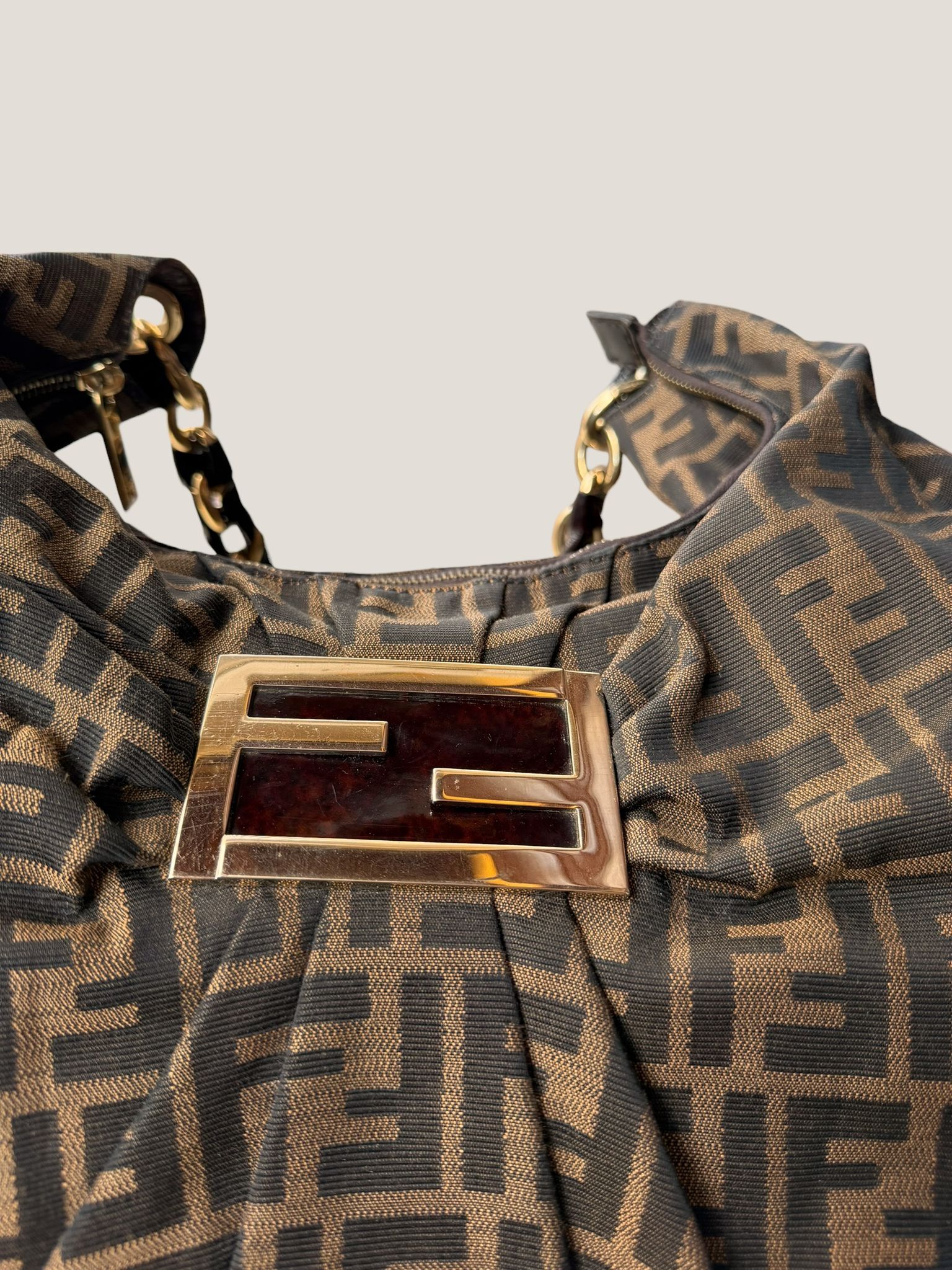 Fendi Baguette Zucca Hobo