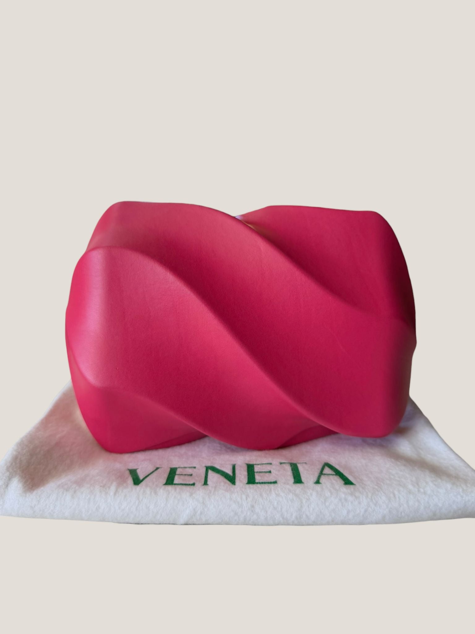 Bottega Veneta Candy Clutch Rosa