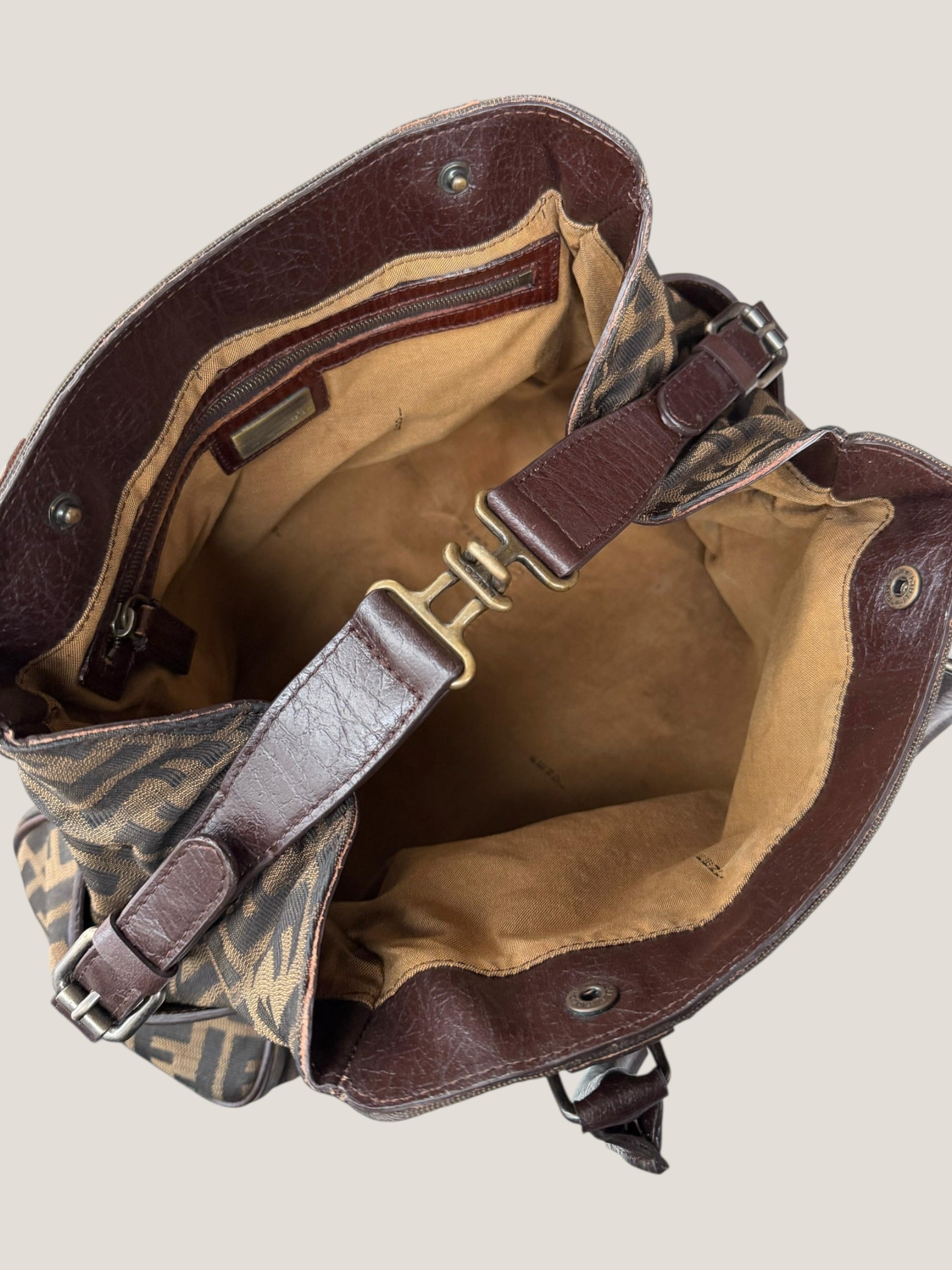Fendi Tobacco Zucca Tote