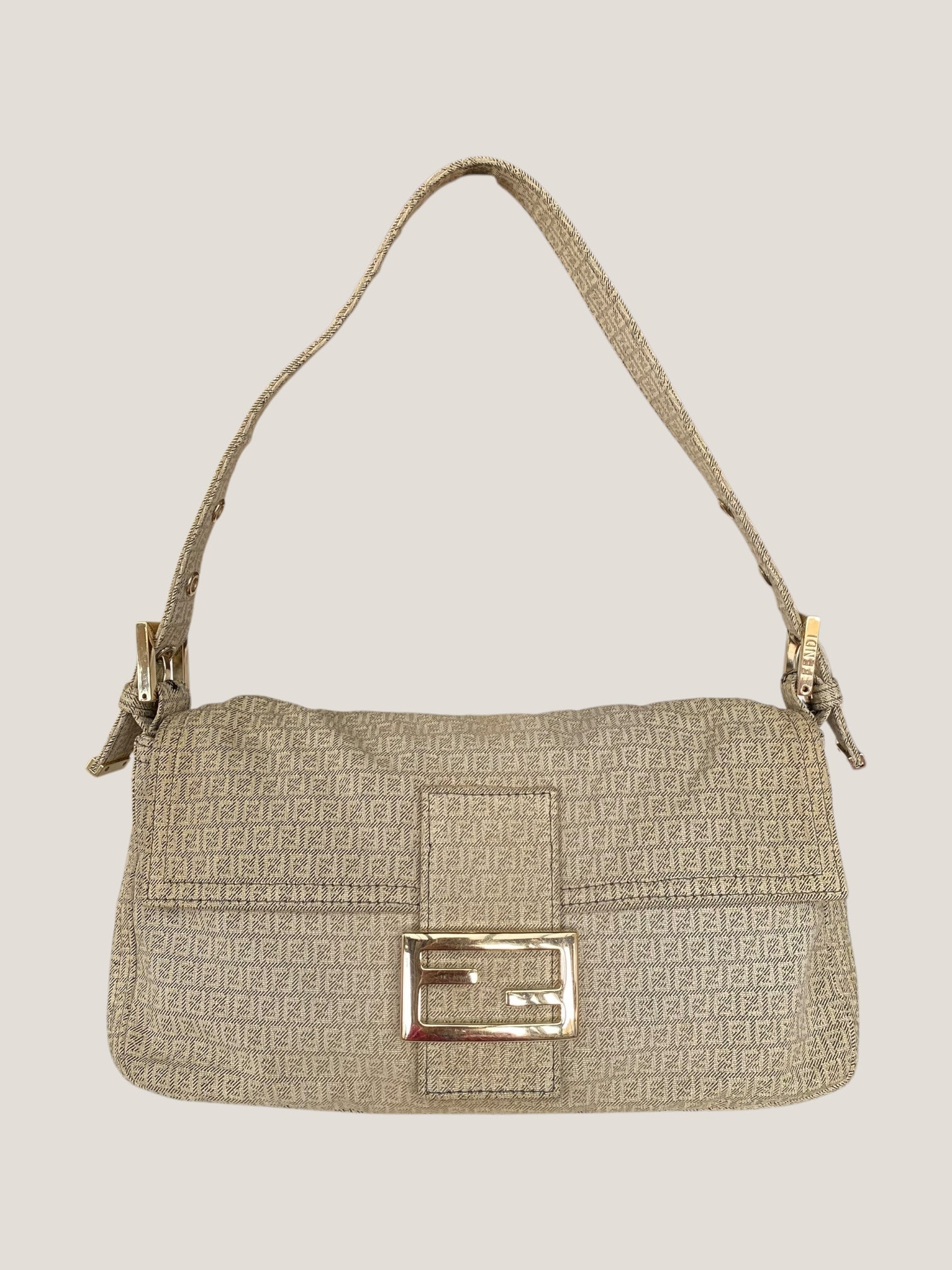 Fendi baguette in tessuto monogram
