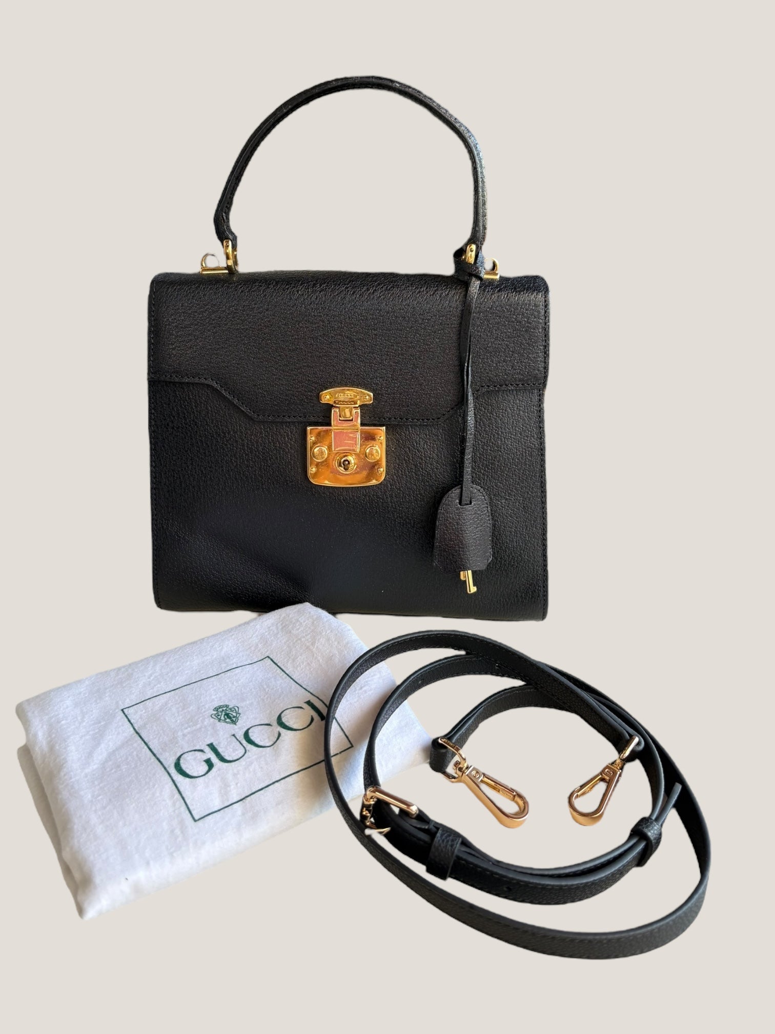 Gucci Kelly Bag in Pelle Nera
