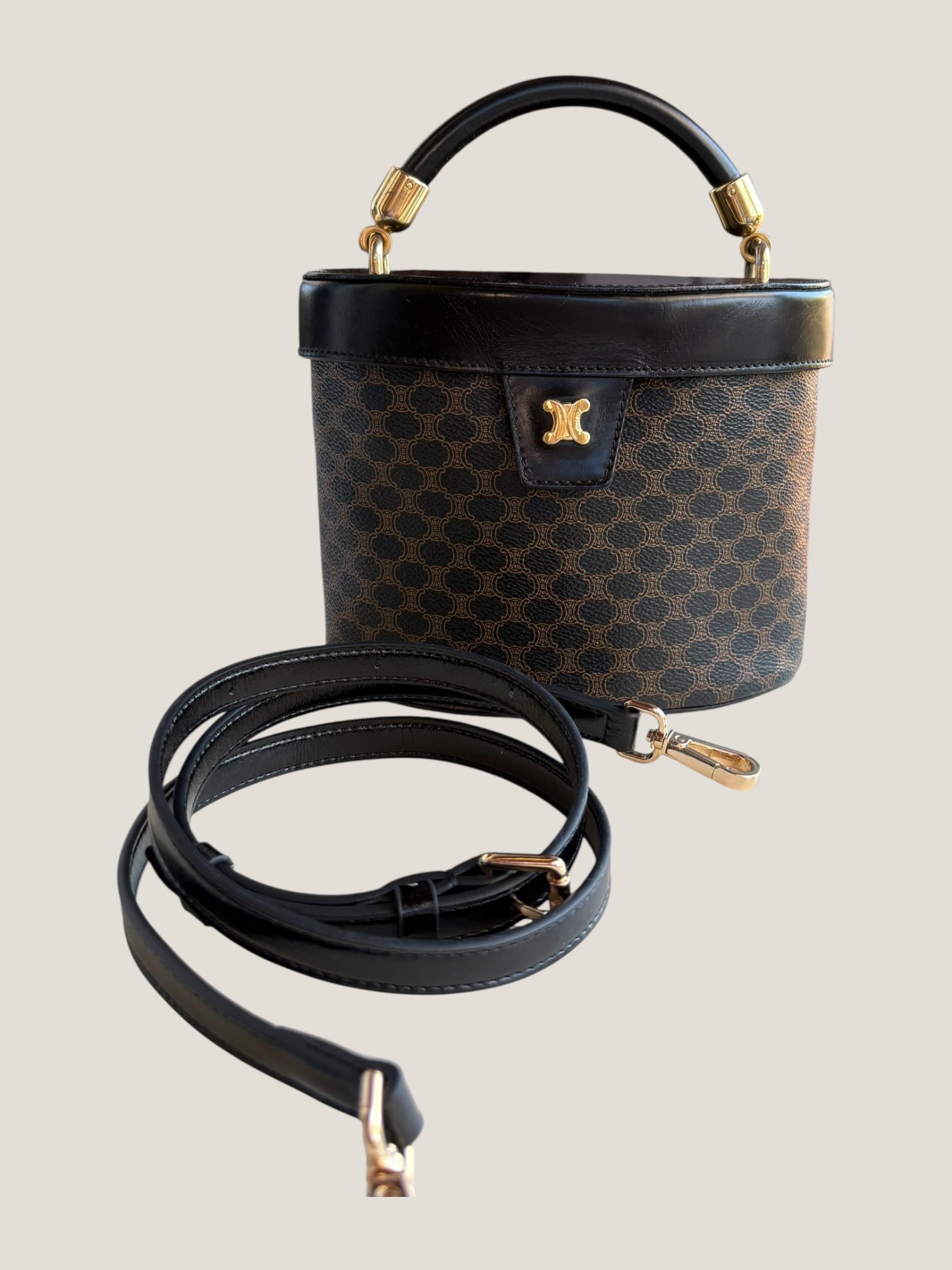 Celine Vintage Top Handle Monogram