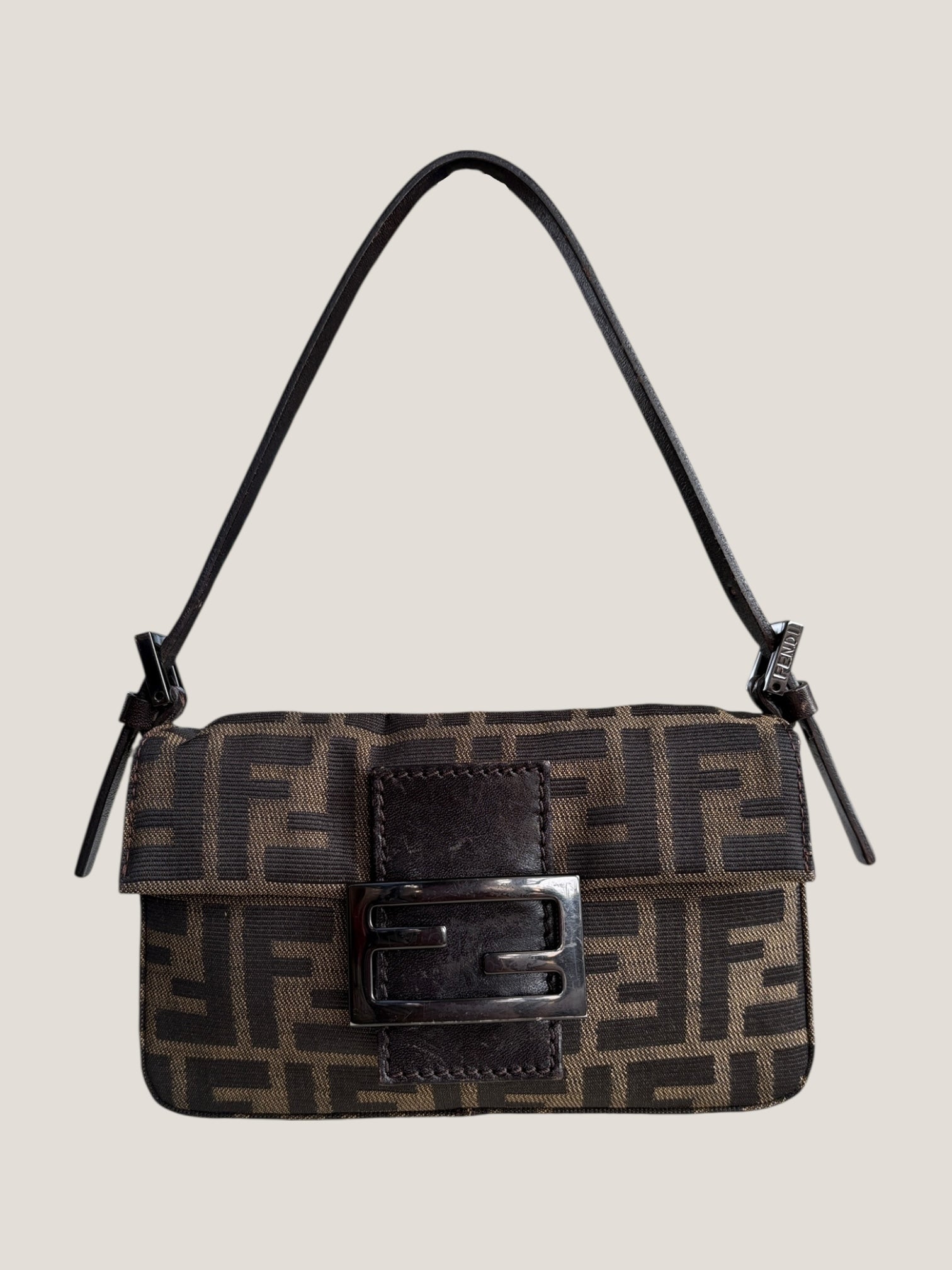 Fendi Baguette Mini Monogram Zucca