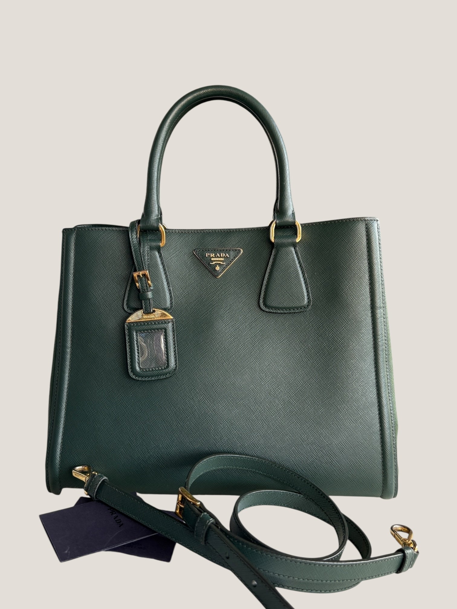 Prada Tote in Saffiano Leather – Verde Bosco