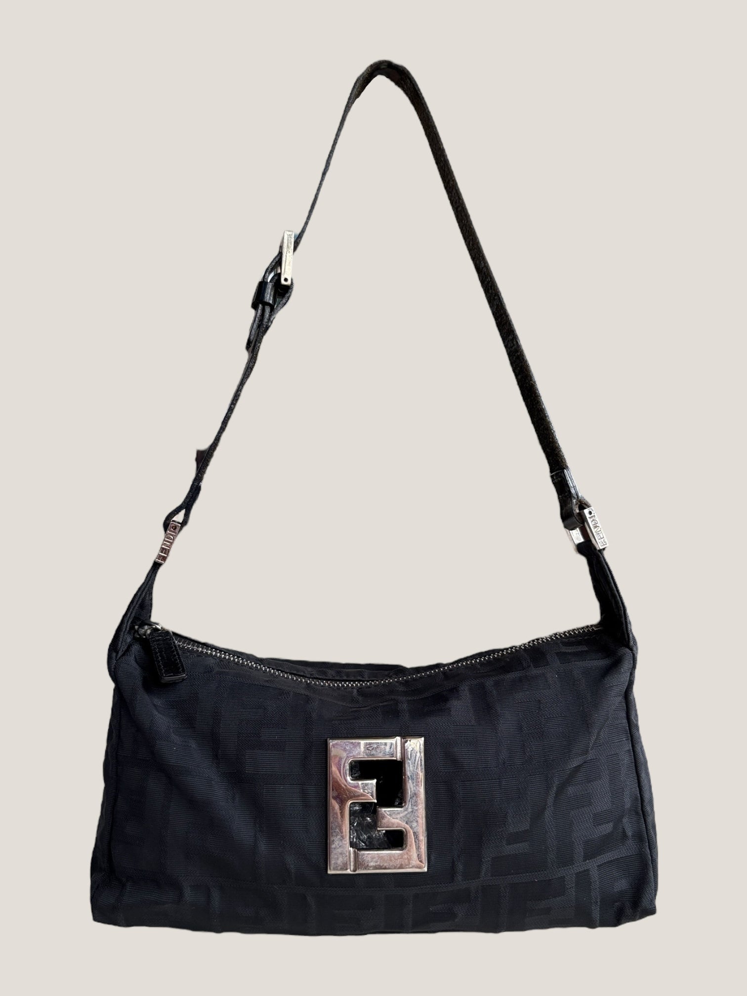 Fendi Pochette Tessuto Nero