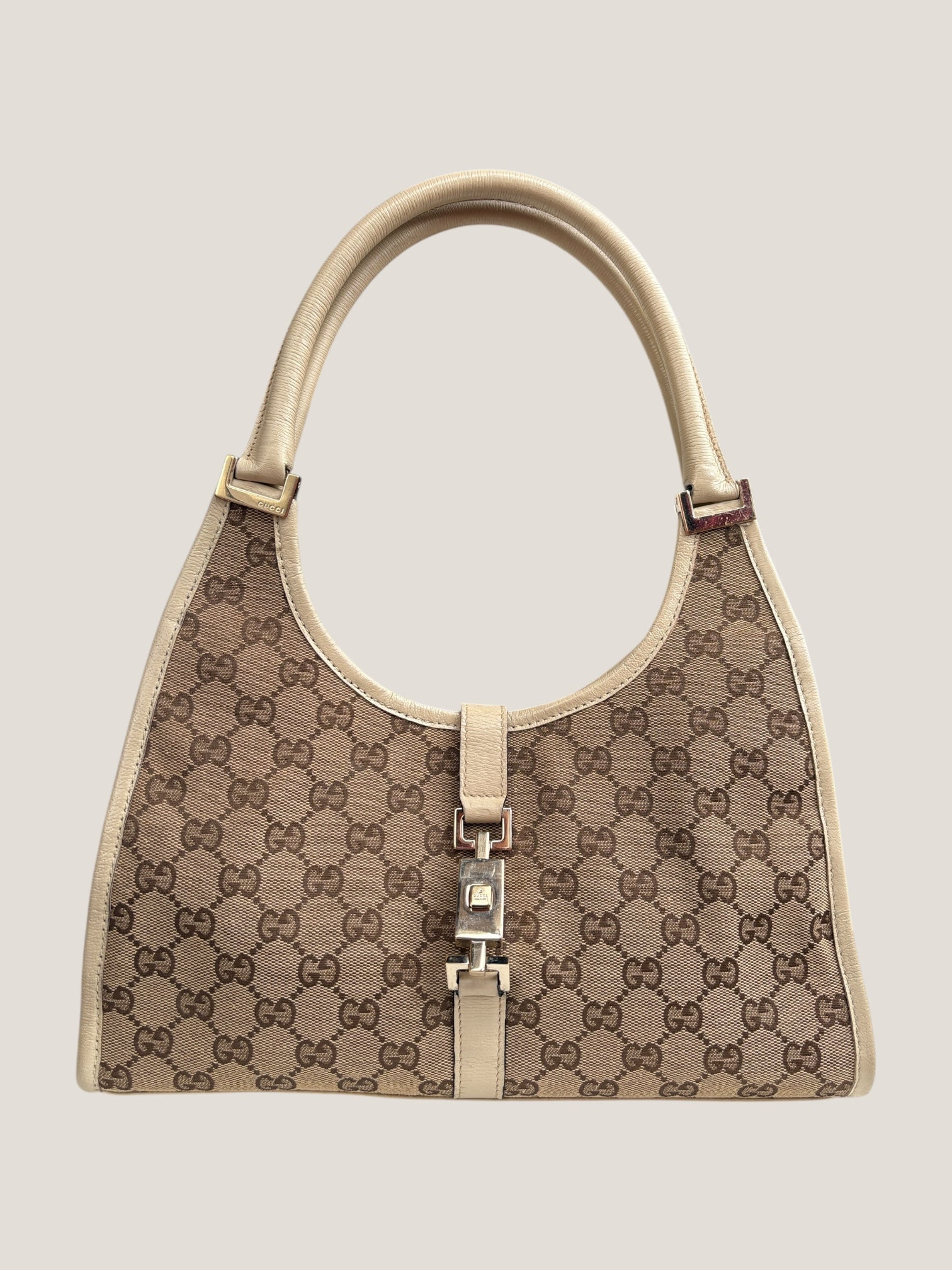 Gucci Shoulder Bag GG Monogram Beige