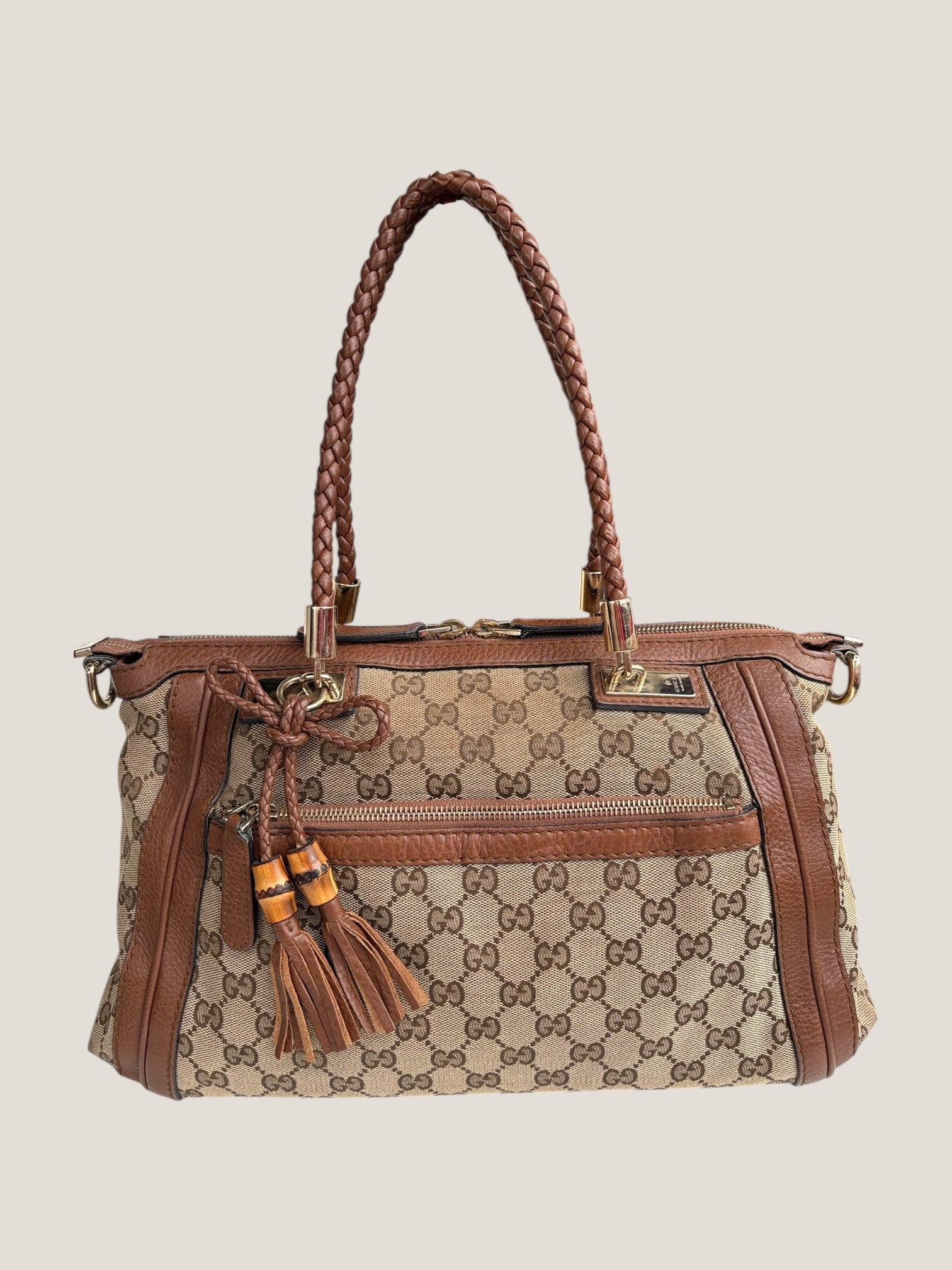 Gucci Bella GG Canvas Bamboo