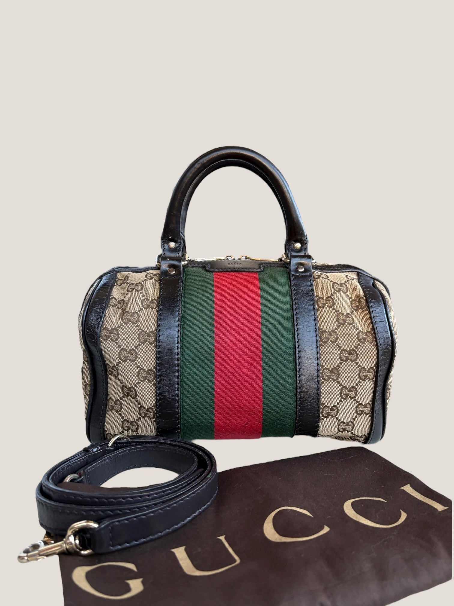 Gucci Mini Boston Web GG
