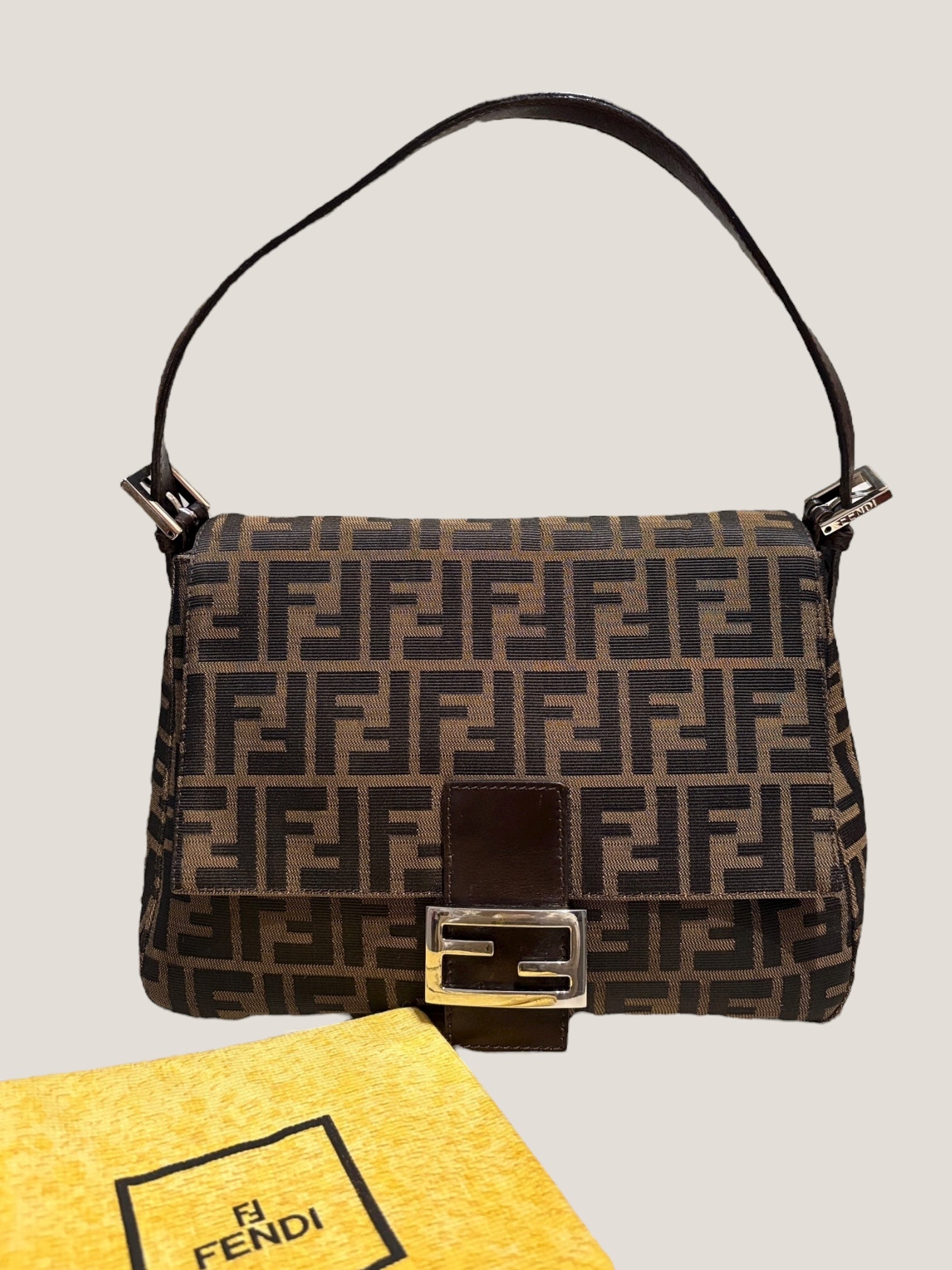 FENDI MAMMA BAGUETTE ZUCCA